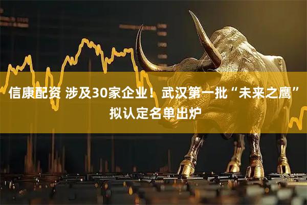 信康配资 涉及30家企业！武汉第一批“未来之鹰” 拟认定名单出炉