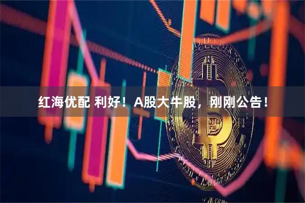 红海优配 利好！A股大牛股，刚刚公告！